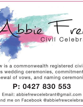 Abbie Frew Celebrant