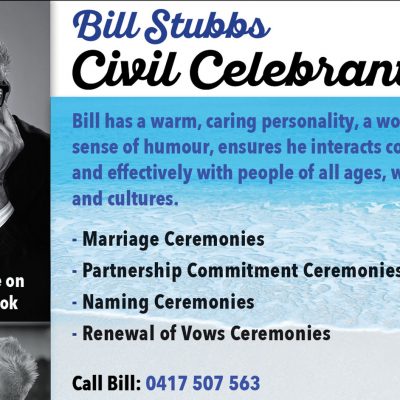 Bill Stubbs Civil Celebrant